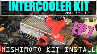 Project WRX EP7  Mishimoto Intercooler Hose Kit Install [upl. by Onailerua]