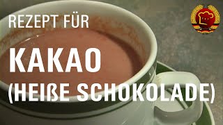 Schnell amp einfach Kakao kochen wie früher  alte Rezepte aus dem Osten 036 [upl. by Lhadnek]