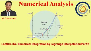 Numerical Analysis Lecture 34 Numerical Integration by Lagrange Interpolation Part 2 [upl. by Arahsal451]