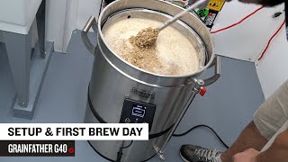 Grainfather G40 Setup and First Brew Day Dragons Silk Imperial Stout [upl. by Eiclud]