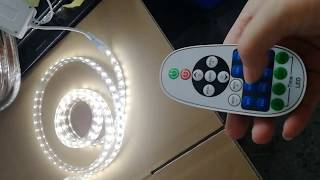 use dimmer to change brightness of ETL 120V AC 2835 strip light [upl. by Birchard78]