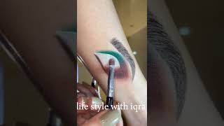 Eye makeup practice with iqra learn how to good way eye makeup makeup easy eyemakeup [upl. by Tranquada562]