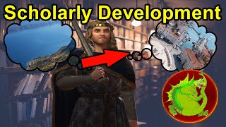 CK3  Scholar  The ultimate Innovation and Development POWER Crusader Kings 3 Royal Court DLC [upl. by Tia]