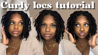 TUTORIAL  HOW TO RETWIST amp STYLE SHORT LOCS [upl. by Mylo]