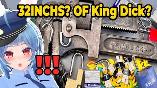 My 36 Inch King Dick Wrecks Locks  LockPickingLawyer Reacts [upl. by Mildrid]