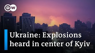 Fresh Russian rocket attacks on Kyiv  DW News [upl. by Ahola909]