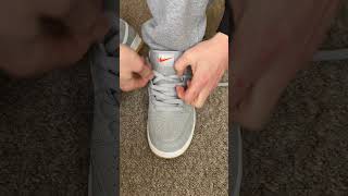 How I lace my Dunks sb nikedunk nikesbdunk relace [upl. by Surdna]