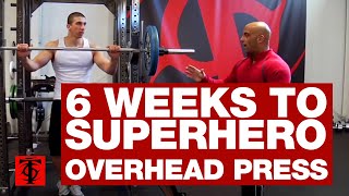 6 Weeks to Superhero Overhead Press [upl. by Neelrad217]