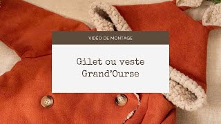 TUTORIEL Coudre une veste pour enfant  Patron Grandourse [upl. by Eleets]