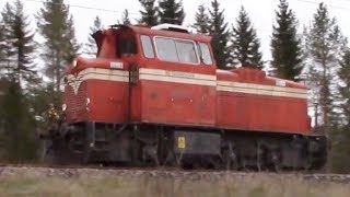 Finnish Move66  Dr35 diesel locomotive 2752017 [upl. by Lesnah]