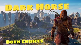 Assassins Creed Odyssey DARK HORSE Mission ChoicesFate Of Atlantis [upl. by Ahseina]