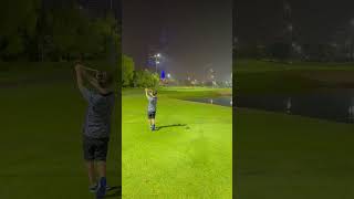 Emirates Night Golf Faldo Course 🇦🇪 ⛳️ 💪🌏 [upl. by Haberman]