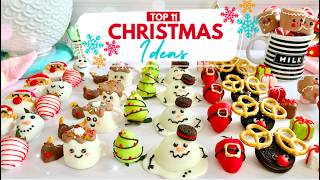 🎄 11 POSTRES SIN HORNO de NAVIDAD para VENDER y GANAR DINERO desde CASA 🎅🏼 IMPRESIONA a tus CLIENTES [upl. by Arabela141]