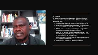 Causation in South African criminal law Dr Philani L Ndlovu [upl. by O'Gowan]