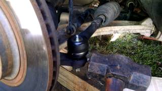 Stuck tie rod removal [upl. by Morice]