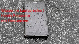 Handy reinigen  Wasser im Lautsprecher Ton Sound zum Reparieren [upl. by Rodrich]