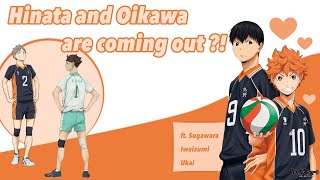 Oikawa and Hinata COMING OUT to their parents •Oikawa snaps•  IwaOi KageHina  Haikyuu Texts [upl. by Alexina]