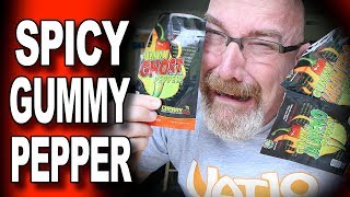 🔥 SPICY GUMMY PEPPER CHALLENGE 🔥 [upl. by Sorel141]