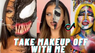 Take my make up with me tiktok compilation make up take off [upl. by Yeldua]