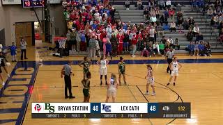 Bryan Station at Lexington Catholic  Girls HS Basketball [upl. by Assetniuq225]