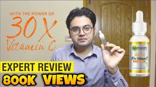 Garnier Vitamin C Serum Review  How To Use 30x Vitamin C Booster Serum [upl. by Aihsekan]