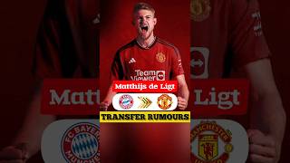 🚨 MATTHIJS DE LIGT TO MAN UNITED 🔥 🤯 [upl. by Chemosh262]