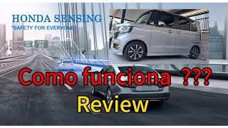 Honda Sensing N BOX Review em português [upl. by Kubetz]