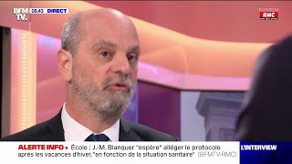 Blanquer  quotLécole filmée par Zone Interdite à Roubaix est en cours de fermeturequot [upl. by Lepp]