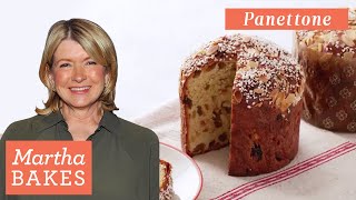 Martha Stewarts Panettone  Martha Bakes Recipes [upl. by Elvia339]