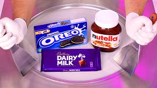 How to make Ice Cream out of Oreo Nutella amp Cadbury Dairy Milk  Cookies Chocolate ASMR Delight [upl. by Achilles]