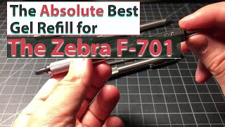 The Absolute Best Gel Refill for the Zebra F701 [upl. by Eneluj]