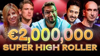 2 Million Euro Super High Roller Showdown Final Table Thrills [upl. by Sophi]