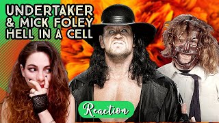 UNDERTAKER amp MICK FOLEY Relive Hell in a Cell Match  REACTION [upl. by Leahkim707]