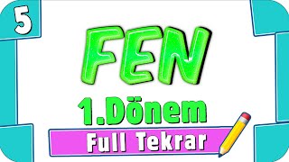 5 Sınıf Fen Bilimleri 1 Dönem Full Tekrar ♻ 2022 [upl. by Savihc]