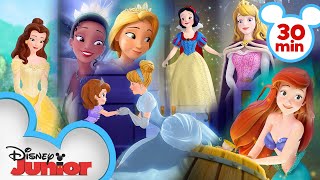 Every Time Sofia Meets a Disney Princess 👑 Sofia the First  disneyjr [upl. by Mellitz]