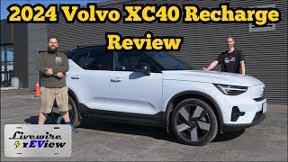 2024 Volvo XC40 Recharge Review  The Range Surprised Me [upl. by Allicsirp]