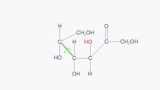 フルクトース鎖状構造→環状構造 [upl. by Shela]