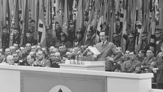 Joseph Goebbels speech on the 10th Anniversary of the Seizure of Power January 30 1943 [upl. by Etnovaj]