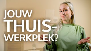 THUISWERKPLEK INRICHTEN doe je zo [upl. by Haswell505]