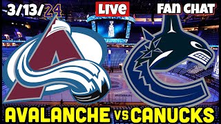 Colorado Avalanche vs Vancouver Canucks Live Game Audio NHL Live Stream [upl. by Ettelliw435]