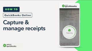 How to capture and manage receipts in QuickBooks Online [upl. by Eltsyrhc]