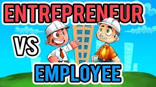 Entrepreneur vs Employee  How Do Their Mindsets Compare  Career Choice Comparison [upl. by Nired]