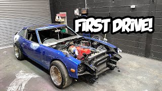 280ZX L28 Turbo FIRST DRIVE Dyno Prep  FEVO Returns [upl. by Assirk]