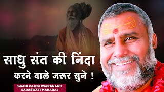 साधु संत की निंदा करने वाले जरूर सुने  Swami Rajeshwaranand Ji Maharaj  Pravachan [upl. by Rosenblast]