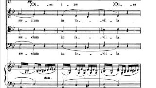 Verdi  Requiem  Dies irae 01 score [upl. by Notsuoh903]