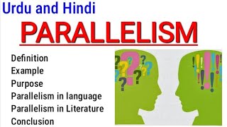 Parallelism Definition Examples Purposeuses Explaination in Urdu and Hindi [upl. by Bren]