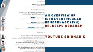 Intraventricular hemorrhageclinical features and management Dr Deepu Abraham nicu IVH preterm [upl. by Chlores809]