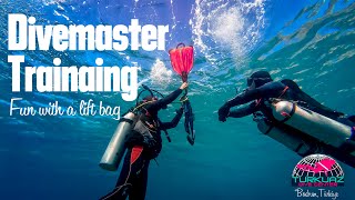 PADI Divemaster Training  Using a lift bag [upl. by Gurl]