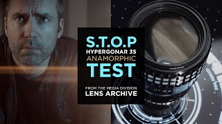 Lens Test STOP Hypergonar 35 – Anamorphic Projector Lens – MediaDivisionLensArchive [upl. by Zaccaria513]