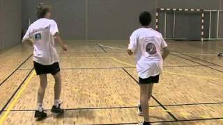 Badminton exercices déplacement équilibre [upl. by Olympe]